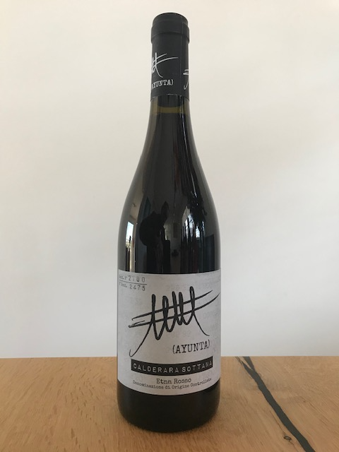 A.A. AYUNTA, CALDERA SOTTANA 2019  Etna rosso DOC